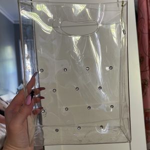 Baby Phat Clear y2k Rhinestone bag